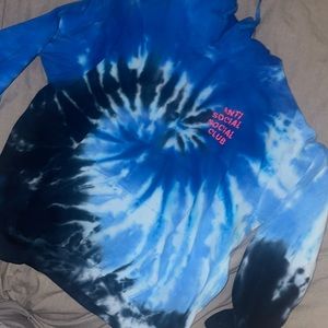 Anti Social Social Club Tie Dye Hoodie XL